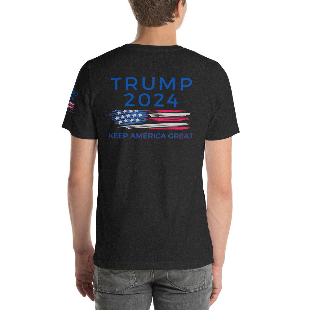 Trump 2024 Blue Logo Unisex t-shirt