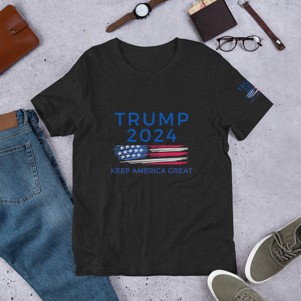 Trump 2024 Blue Logo Unisex t-shirt